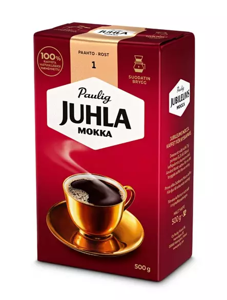 Kahvi 500g PAULIG Juhla Mokka - Kahvit, teet ja kaakaot - 106473 - 1